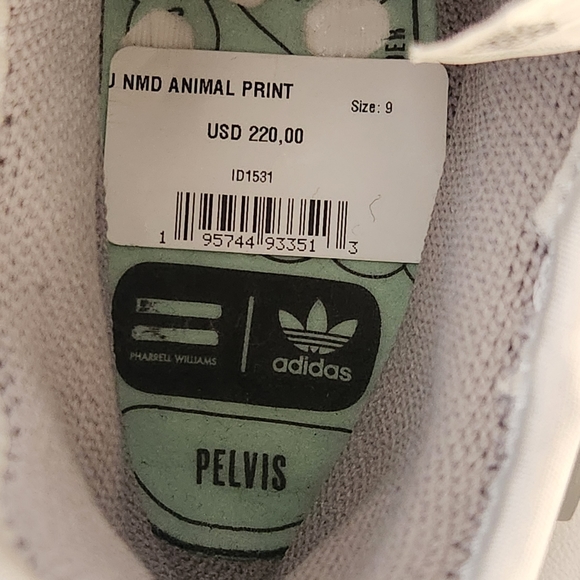 Adidas x Pharrell Williams HU NMD Animal Print Sneakers - Picture 10 of 12